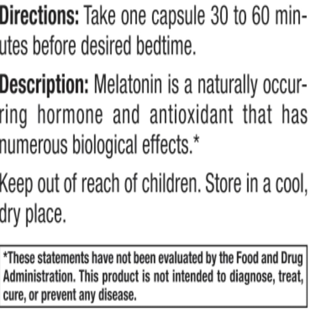 Scientific Health Solutions Melatonin Capsules