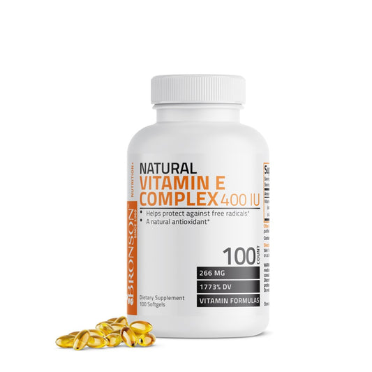 Bronson Natural Vitamin E Complex Capsules