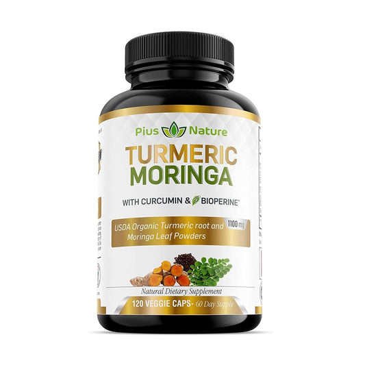 Pius Nature Turmeric Moringa Capsules