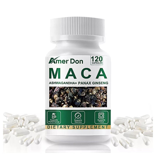 Amer Don Maca Ashwagandha + Panax Ginseng Capsules