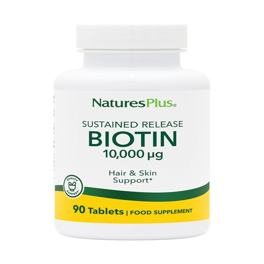 Nature Sustained Release Biotin, 10,000 mcg Capsules