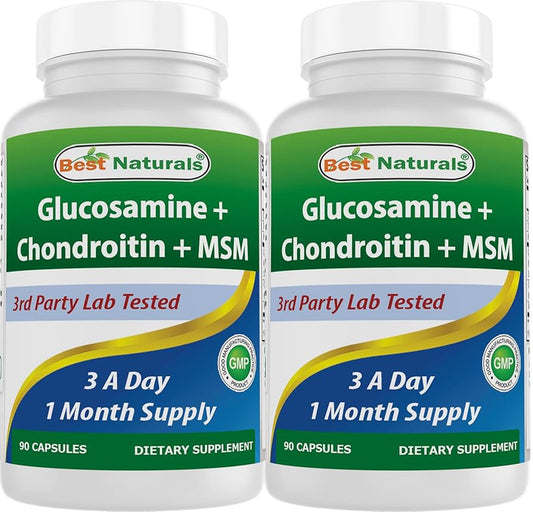 Best Naturals Glucosamine + Chondroitin + MSM Supplement - My Daraz Store