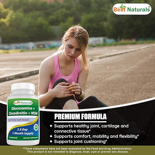 Best Naturals Glucosamine + Chondroitin + MSM Supplement - My Daraz Store
