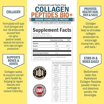 Bio Schwartz Hydrolyzed Collagen Peptides Supplement - My Daraz Store