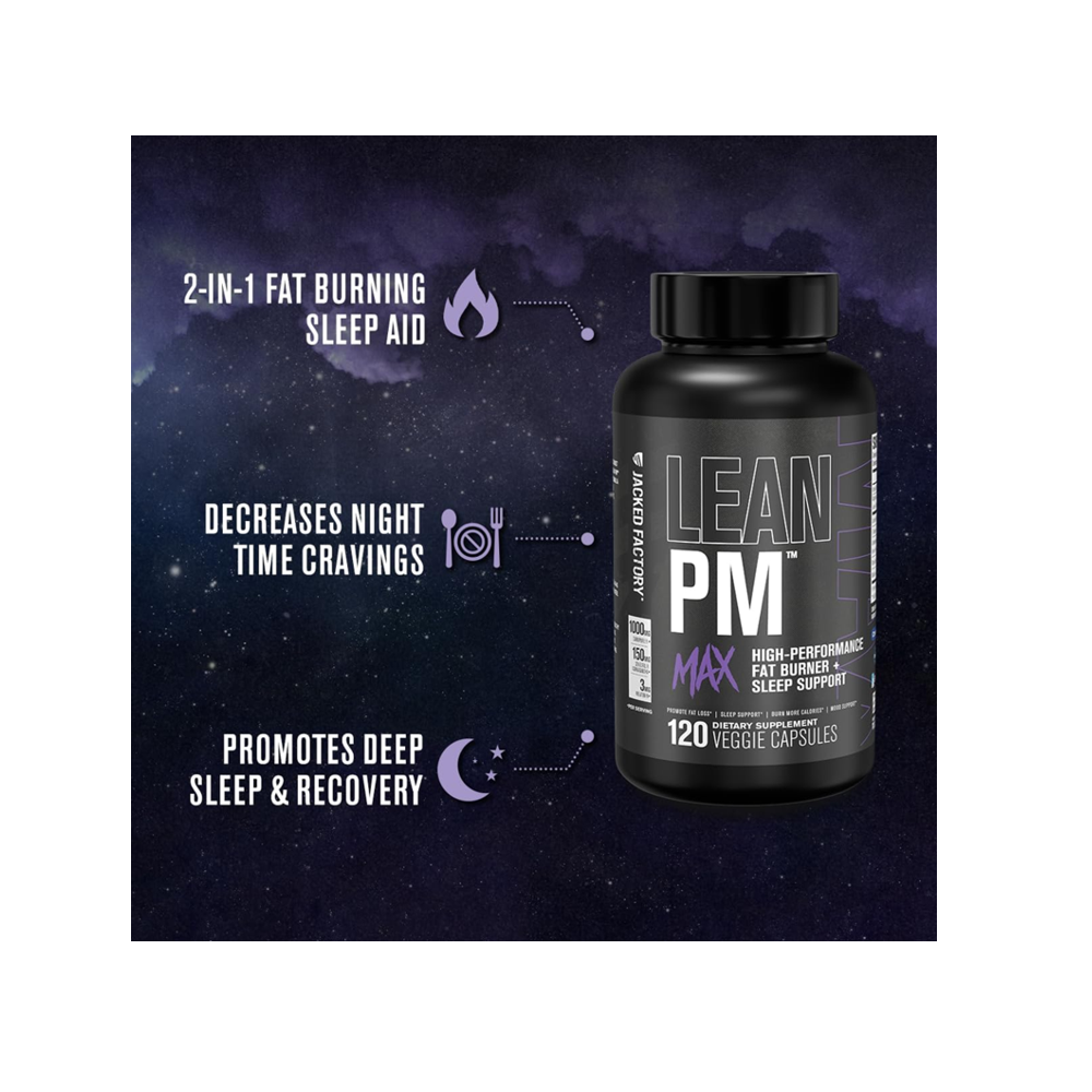 Jacked Factory Thermogenic Fat Burner & Sleep Support