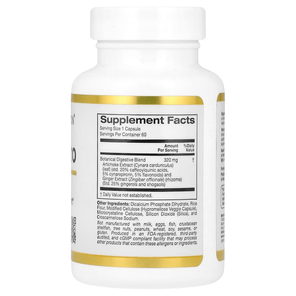 California Gold Nutrition Digestion Pro 320 Mg ProDigest Capsules - My Daraz Store