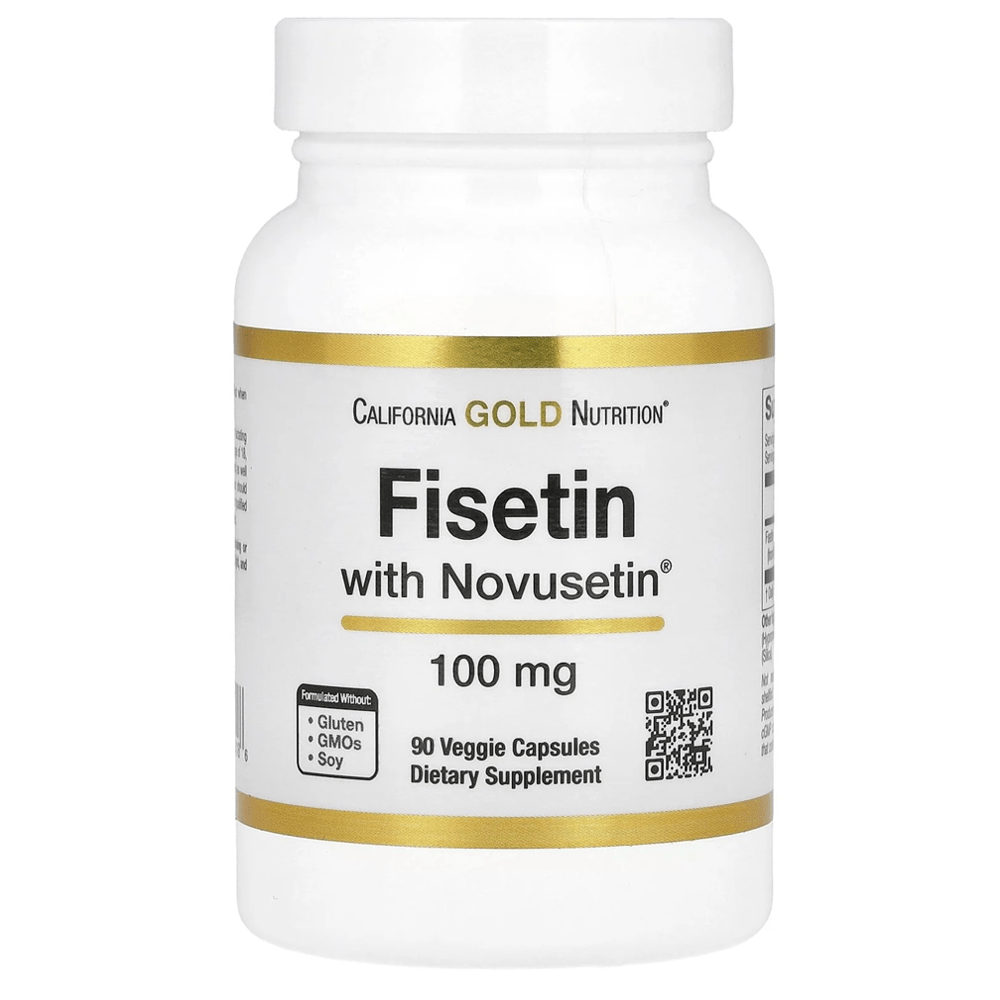 California Gold Nutrition Fisetin with Novusetin 100 mg Capsules - My Daraz Store