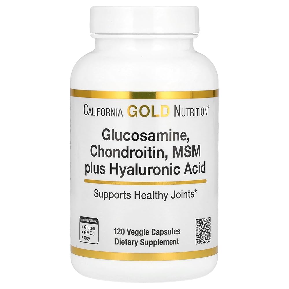 California Gold Nutrition Glucosamine+ Chondroitin +MSM plus Hyaluronic Acid Supplement - My Daraz Store