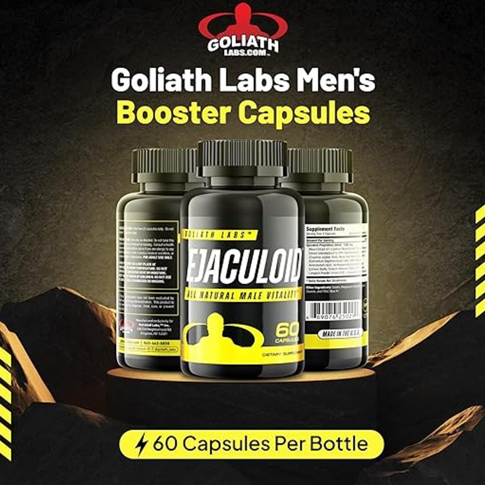 Goliath Labs Ejaculon – All-Natural Male Vitality Support (60 Capsules)