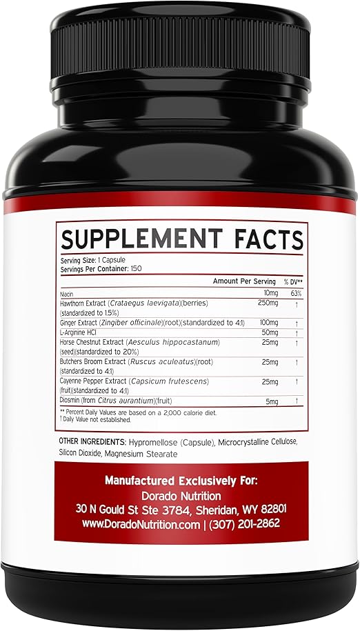 Dorado Circulation Support 490 Mg Supplement - My Daraz Store