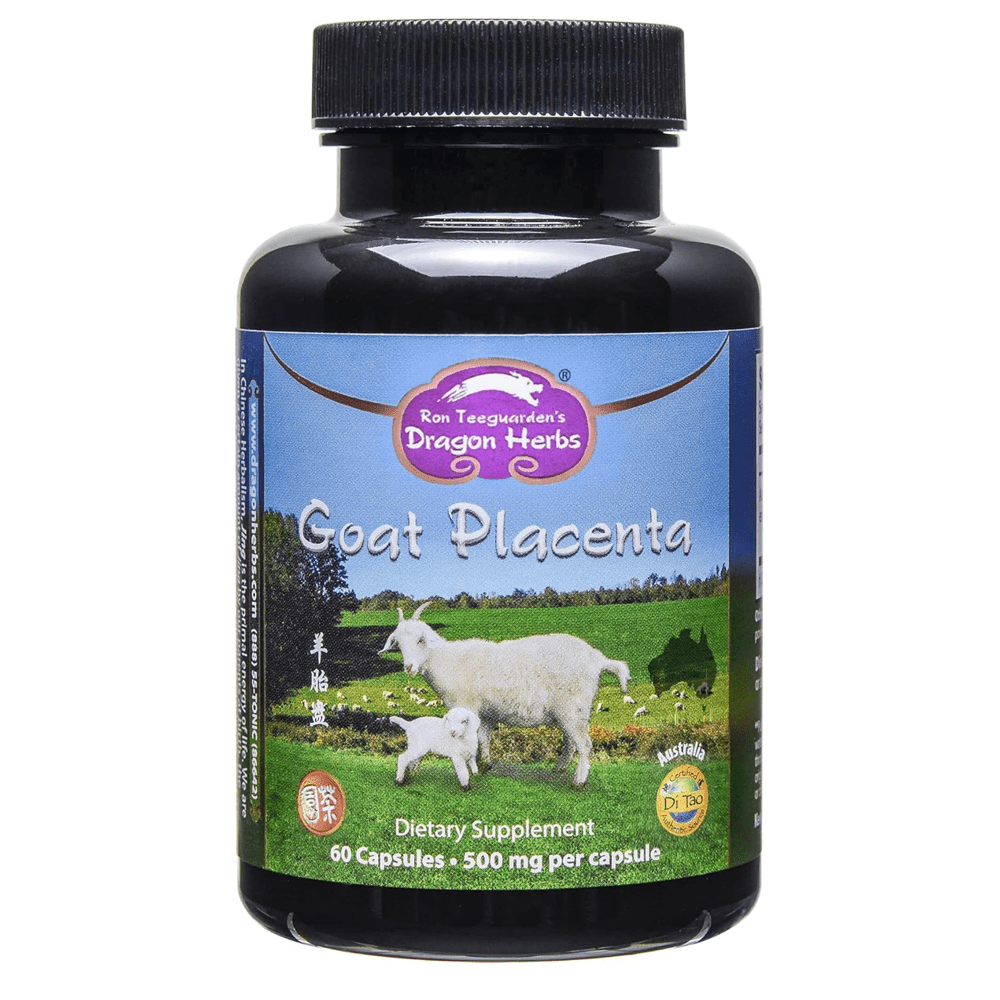 Dragon Herbs Goat Placenta 500 mg Capsules - My Daraz Store