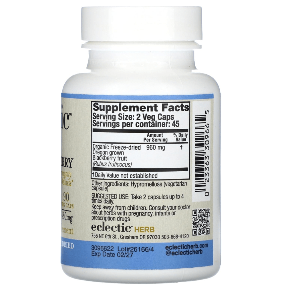 Eclectic Herb Freeze - Dried Blackberry Capsules - My Daraz Store