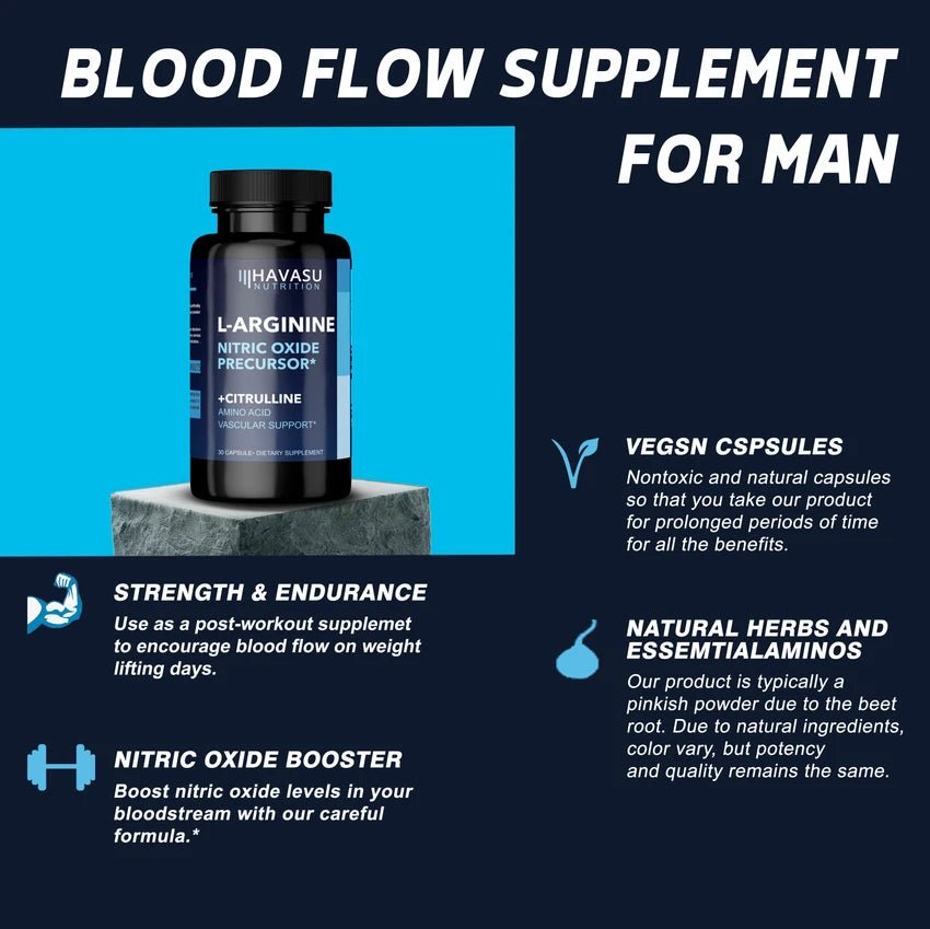 Havasu Nutrition L - Arginine Supplement - My Daraz Store