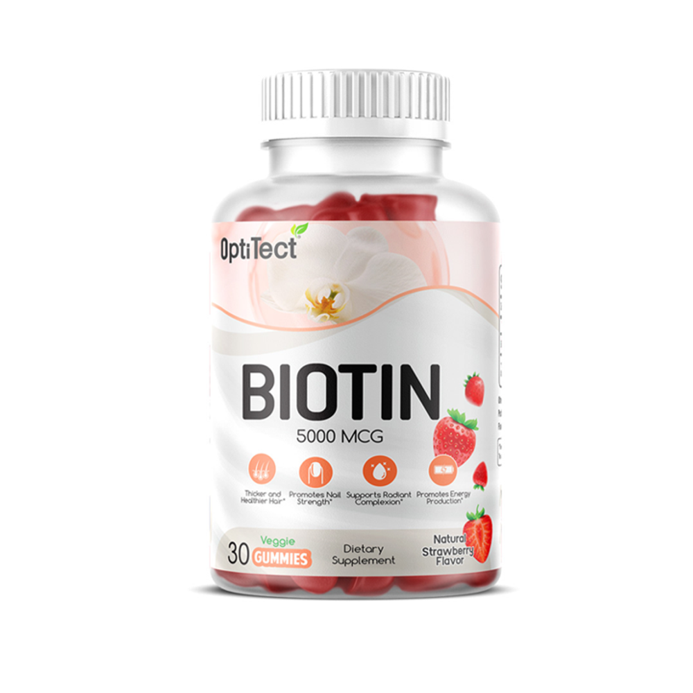 OptiTect Biotin 5,000 mcg Capsules