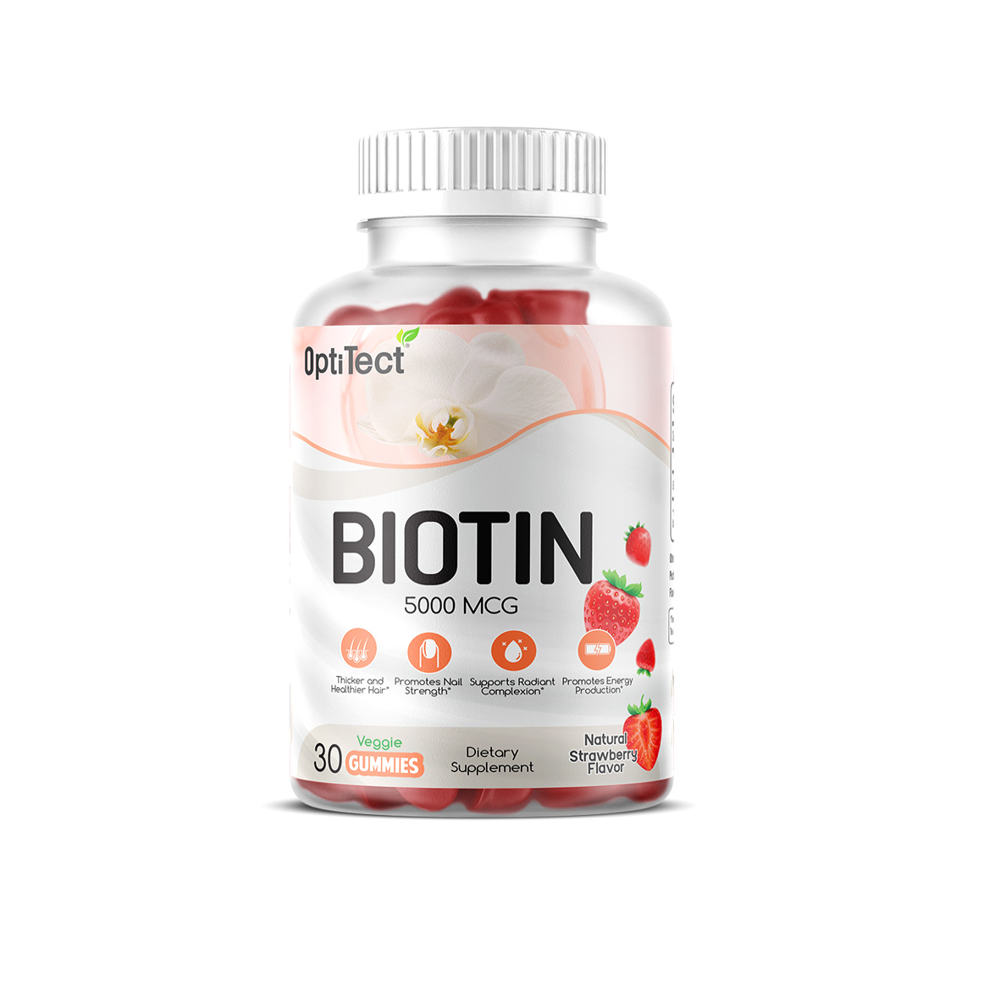 OptiTect Biotin 5,000 mcg Capsules