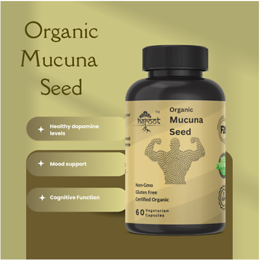 Organic Mucuna Seed Pruriens Capsules