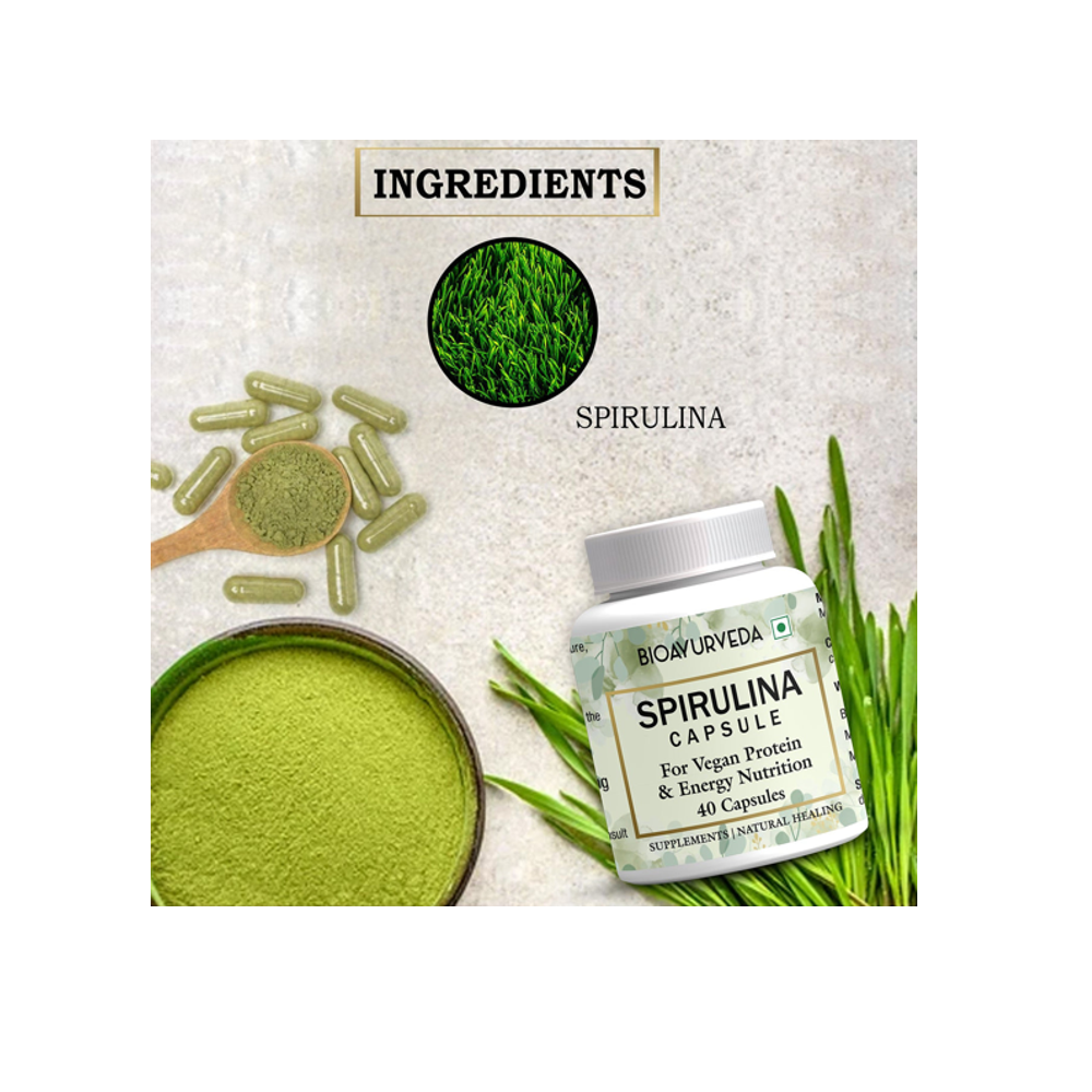 Bioayurveda Spirulina capsules 90