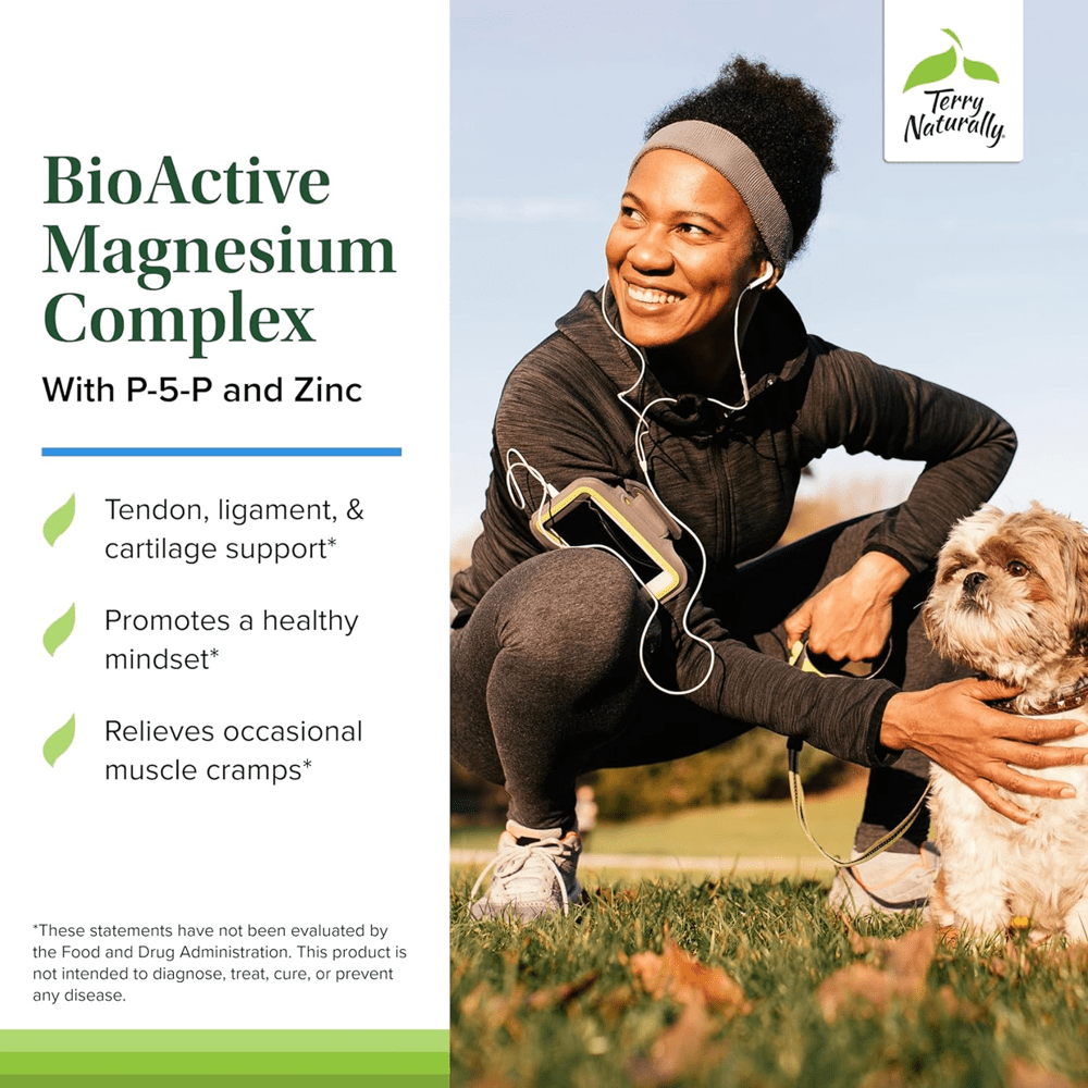 Terry Naturally BioActive Magnesium Complex with P - 5 - P and Zinc - My Daraz Store