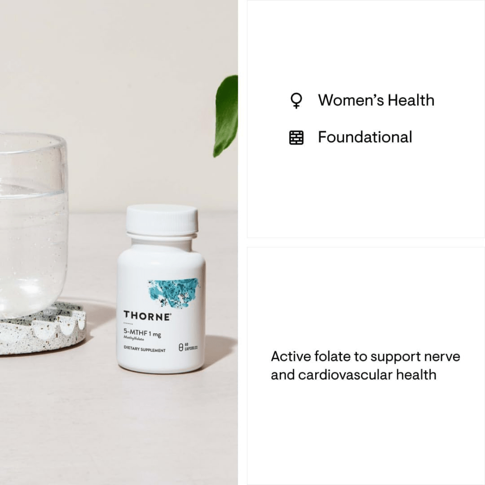 Thorne 5 - MTHF 5mg Methylfolate Capsules - My Daraz Store