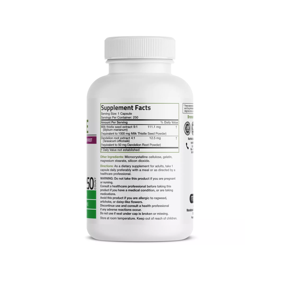 Bronson Milk Thistle Fortifie Root 90 Capsules