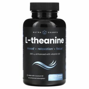 NutraChamps Caffeine with L-Theanine for Energy & Focus