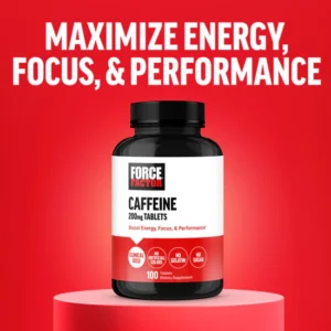 Force Factor Caffeine Pills 200mg Capsules