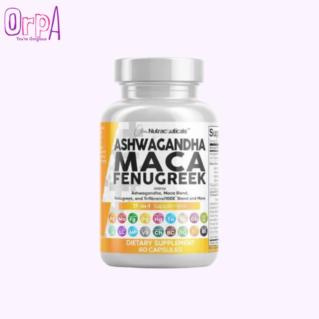 Nutraceuticals Ashwagandha, Maca & Fenugreek Capsules