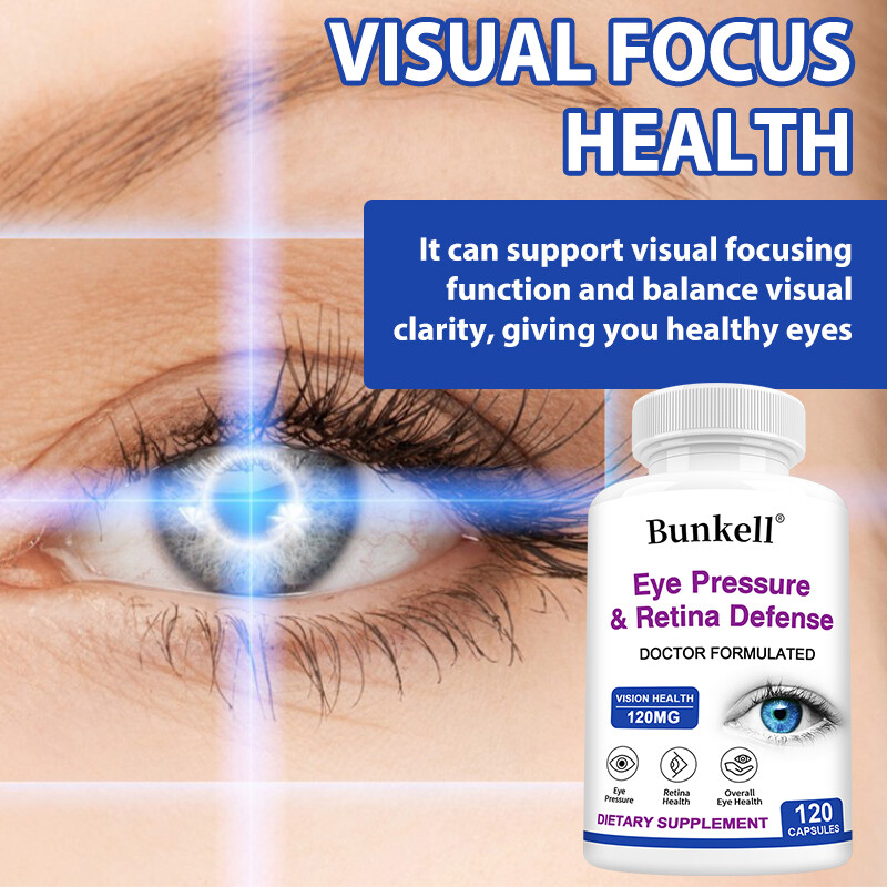 Bunkell® Eye Pressure & Retina Defense – (120 Capsules)