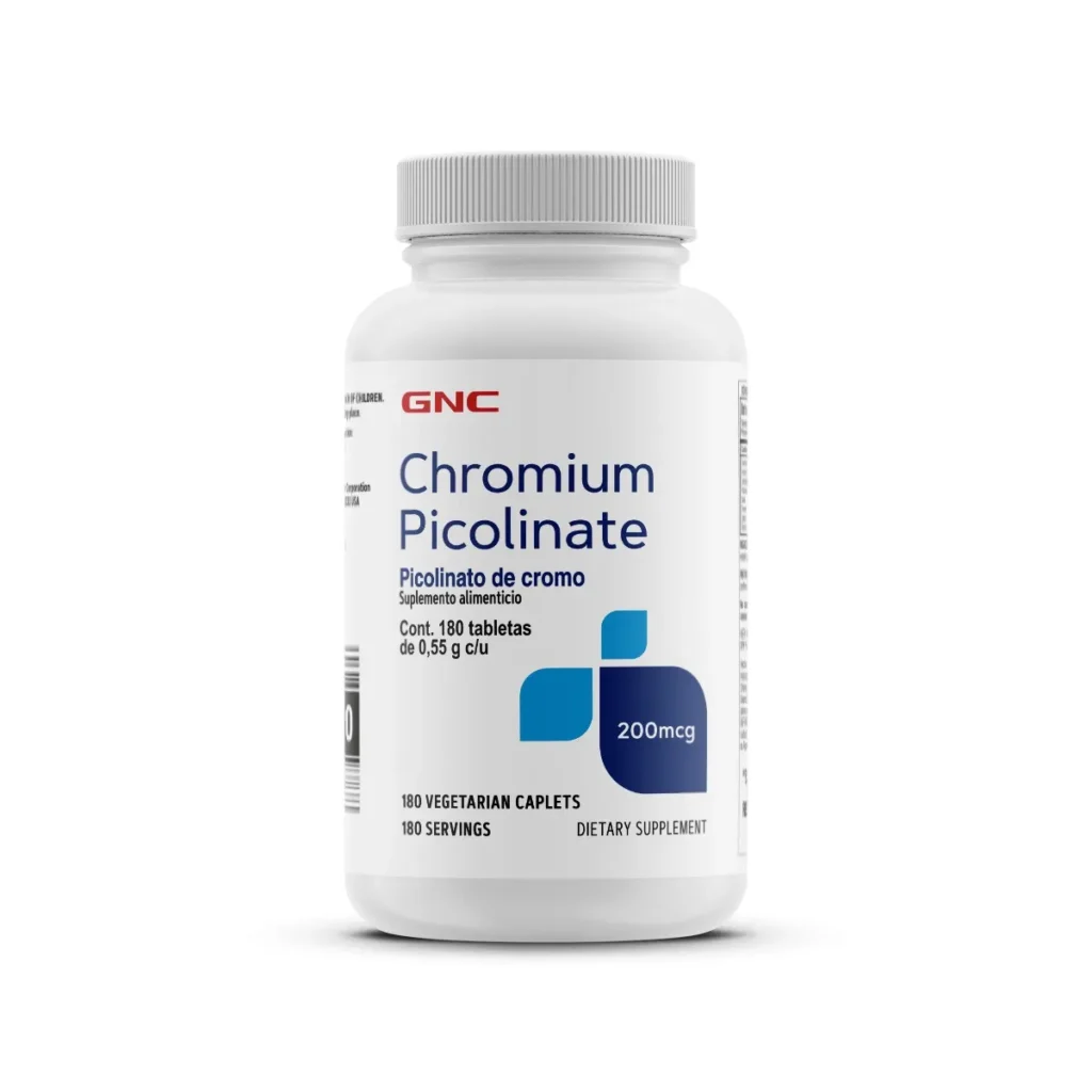 GNC Chromium Picolinate 200 mcg – 180 Vegetarian Caplets