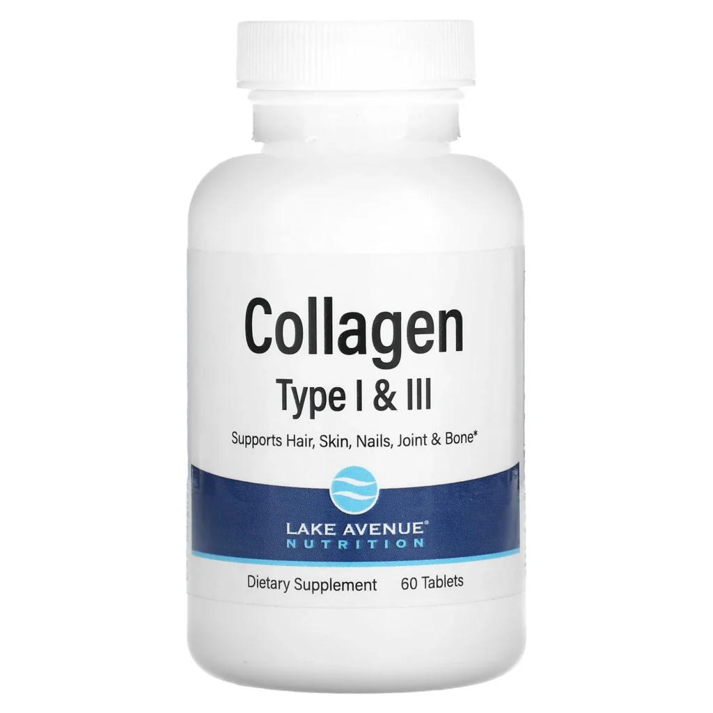 Lake Avenue Nutrition Hydrolyzed Collagen Peptides Type I & III Supplement