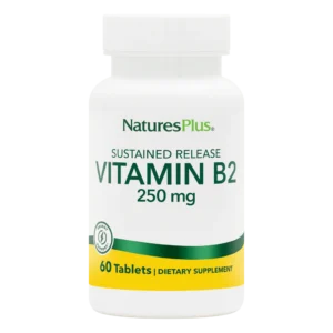 Natures Plus Sustained Release Vitamin B2 250 Mg Tablets