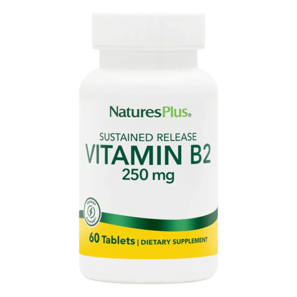 Natures Plus Sustained Release Vitamin B2 250 Mg Tablets