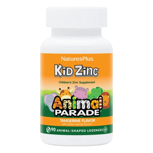 Natures Plus Animal Parade KidZinc Supplement, Boosts immunity,