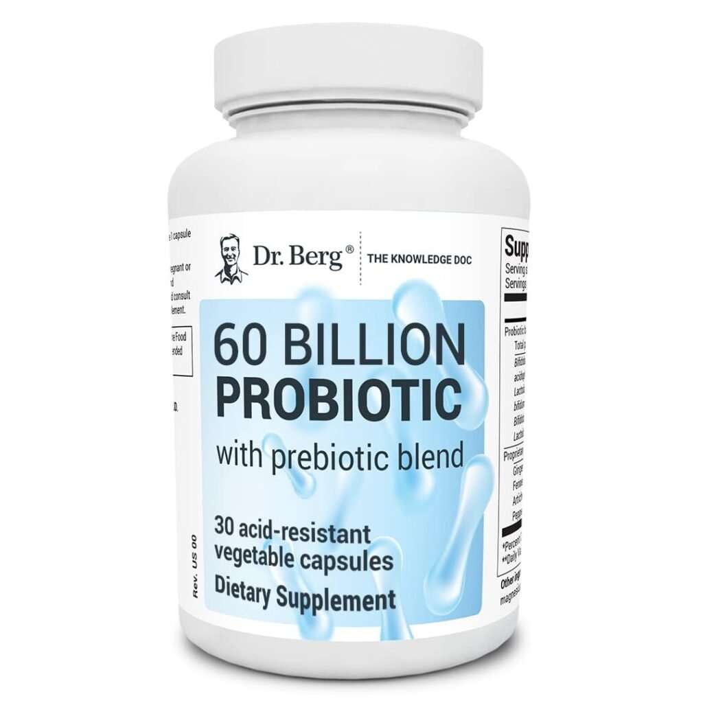 Dr. Berg 60 Billion Probiotic with Prebiotic Blend