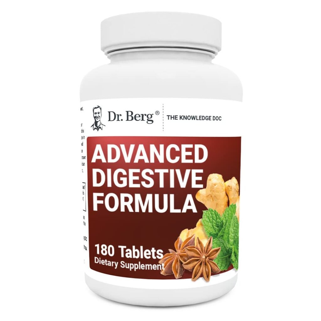 Dr. Berg® Advanced Digestive Enzymes –  (180 Tablets)