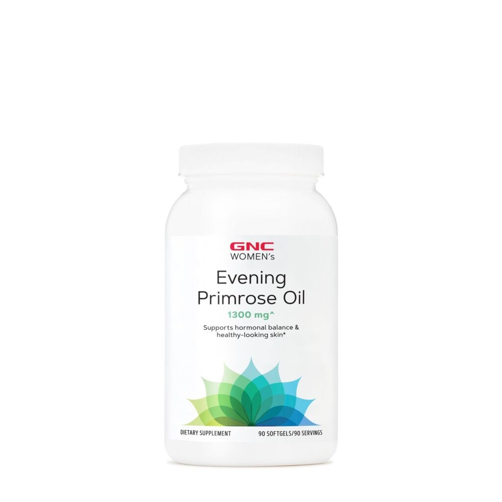 GNC Women’s Evening Primrose Oil 1300 mg – 100 Softgels