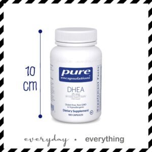 Pure Encapsulations DHEA 25mg – Micronized Hormonal Support