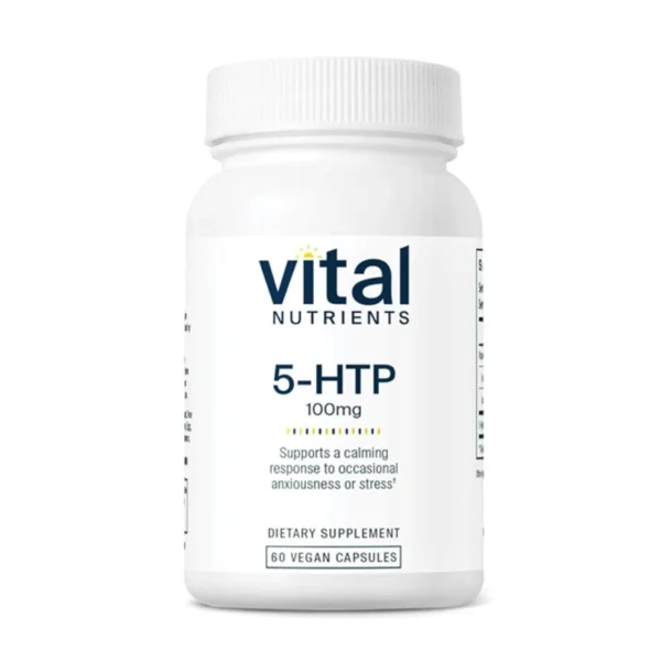 Vital Nutrients 5-HTP – 100 mg – 60 Vegan Capsules