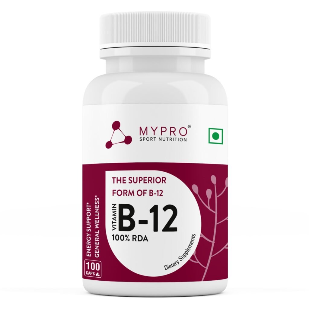 Mypro Sport Nutrition Vitamin B12 Veg Capsules in Pakistan