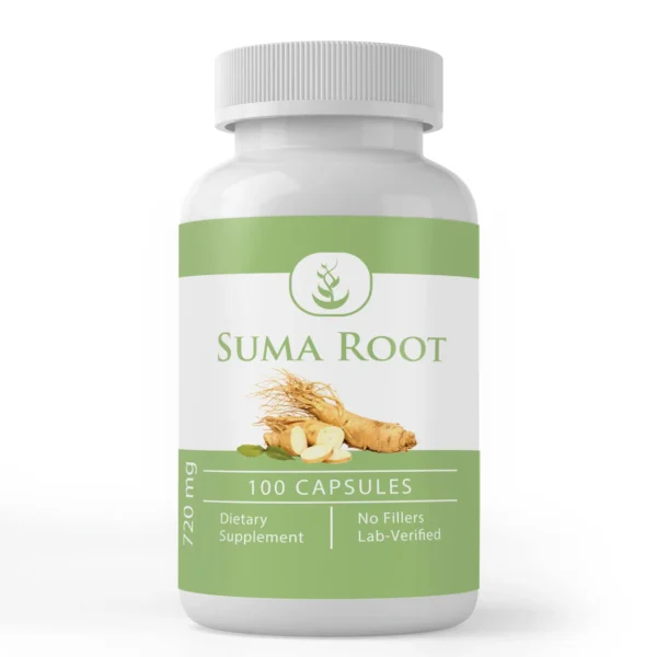Pure Ingredients Suma Root 720mg - 100 Capsules | Lab-Verified