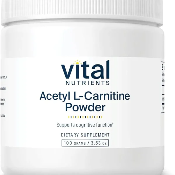 Vital Nutrients Acetyl L-Carnitine Powder – 100 g