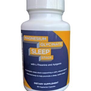 Magnesium Glycinate Sleep Stack with L-Theanine and; Apigenin – (60 Vegetarian Capsules)