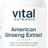 Vital Nutrients American Ginseng Extract – 100 Vegan Capsules