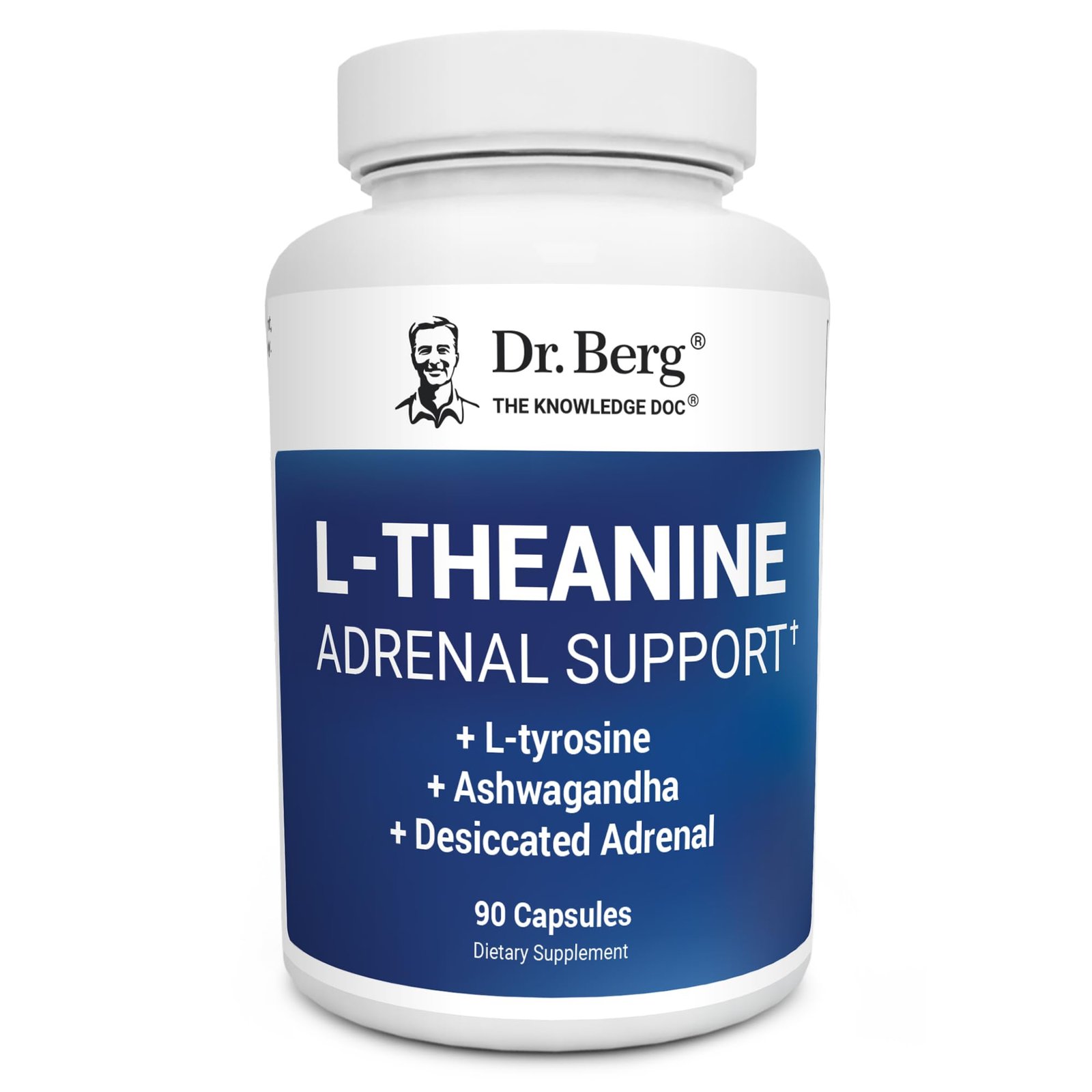 Dr. Berg L-Theanine Adrenal Support Capsules