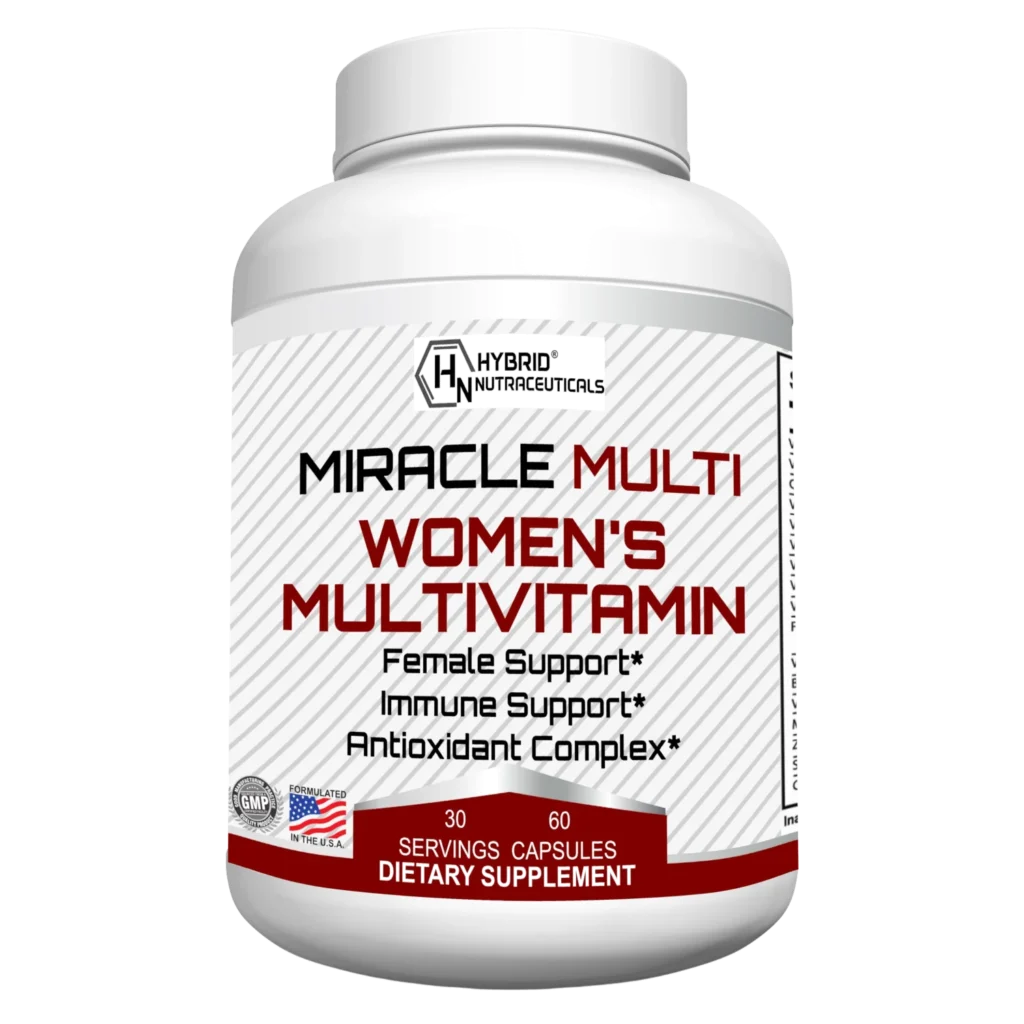 Hybrid Nutraceuticals Miracle Multi Multivitamin for Women Capsules