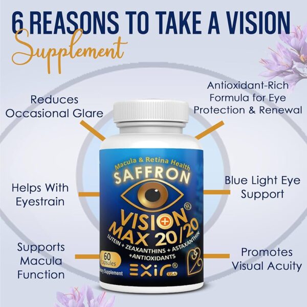 Taotors Lutein and Zeaxanthin Saffron Capsules