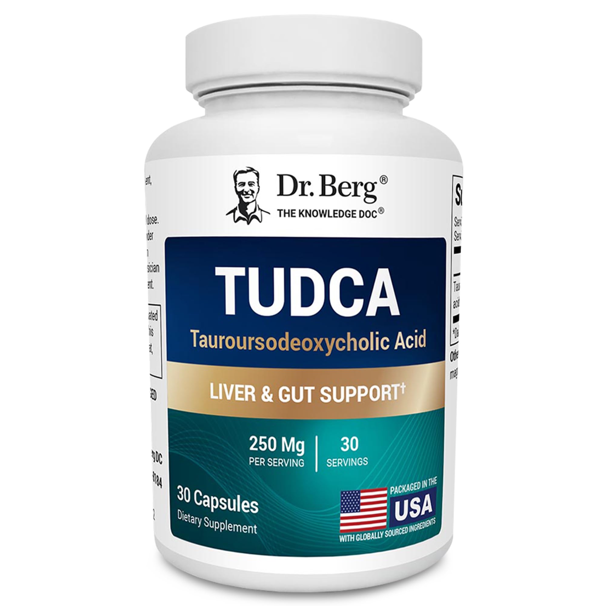 Dr. Berg Tudca Tauroursodeoxycholic Acid 250mg