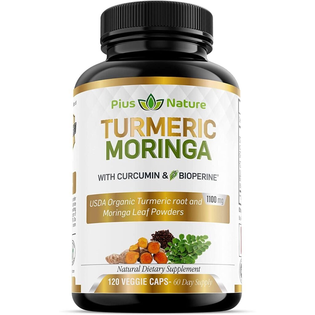 Pius Nature Turmeric Moringa Capsules in Pakistan