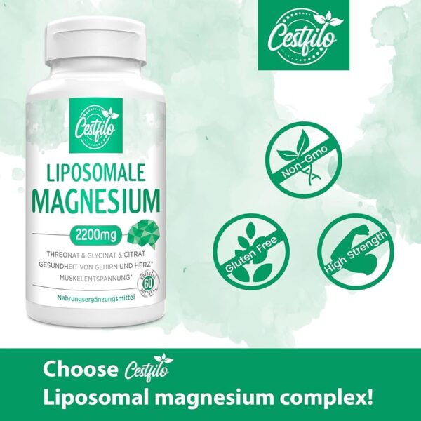 Cestfilo Liposomal Magnesium 2200mg Capsules