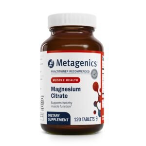 Metagenics MAGNESIUM Mag Citrate Tablets, Muscle and bone
